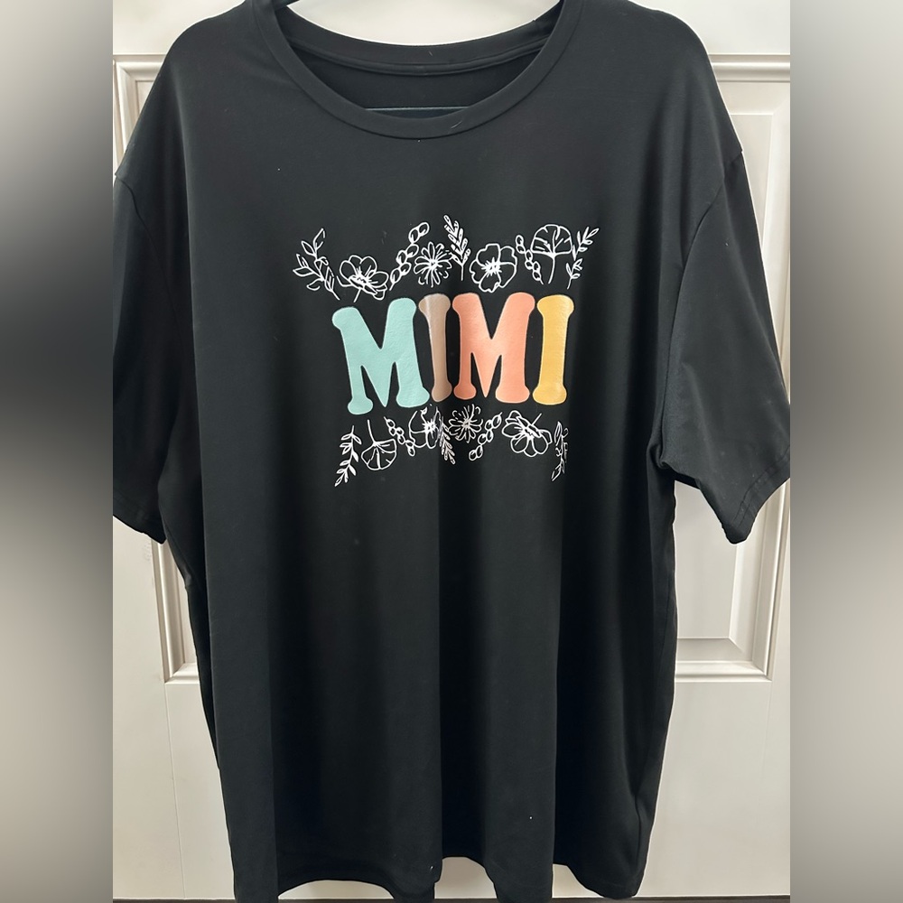 Trendy Plus size Women’s MiMi shirt casual tee